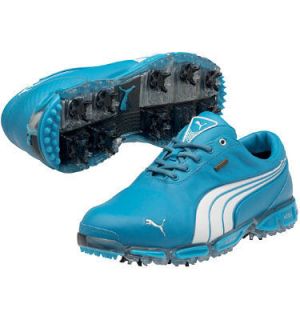 Puma Super Cell Fusion Ice LE Golf Shoes Vivid Blue/White 2012 NEW 