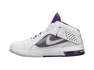 Nike Air Max Soldier V TB Sz 17 Mens Basketball Shoes White/Purple