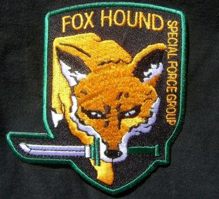 METAL GEAR SOLID FOX HOUND SPECIAL FORCES PS3 XBOX EMBROIDERED VELCRO 