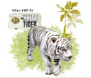 4D Paper Puzzle Big Size Animal White Tiger