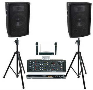   Karaoke DJ System CDG Player, Speakers, Amplifier, Mixer, Mics, NEW