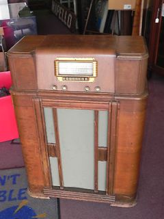 Vintage Silvertone Console Radio,Tube Type,  Roebuck