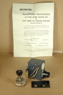 Noise Limiter Kit CUZ 50159, for USN TCS Radio Receiver
