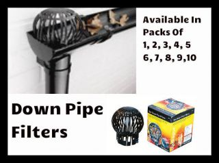 DOWN PIPE GUTTER BALLOON PIPE GUARD FILTERS STOPS BLOCKAGE OF LEAVES 