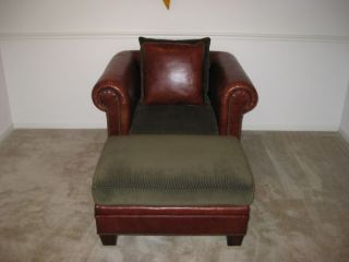 Ralph Lauren Brompton leather chair  ottoman & couch available 