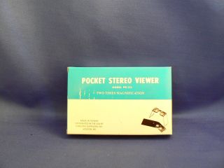 Pocket Stereo Viewer MDL PS 2A Stereoscope New in Box