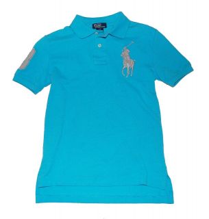 NWT Ralph Lauren Boys Big Pony Neon Polo Shirt S 8