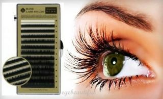 Eyelash Extension Blink Mink J Curl 7mm 14mm Mixed Size Tray
