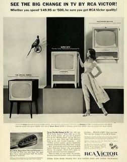   Ad RCA Victor Radio Corp America Remote TV Control Television Deluxe