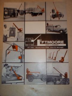 Vtg Liftmoore Safety&Economy Catalog~Lift/C​rane/Winch