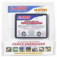   SS 525CS AC Powered Light Duty Electric Fence Charger, 10 Acre Range