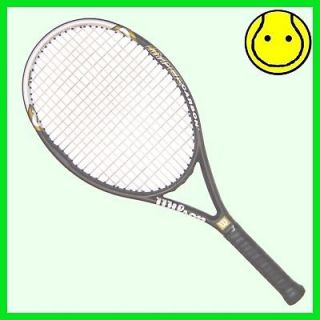 NEW Wilson Hyper Hammer 5.3 OS 4 3/8 STRUNG with COVER Tennis Racquet 