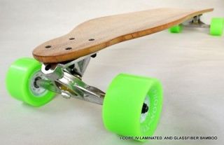 top mount longboard skateboard V_Lam bamboo and Fiberglass carver 