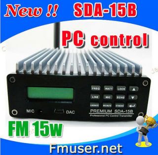 10%OFF CZH SDA 15B 0~15w FM radio transmitter PC Control+1/2 wave gp 