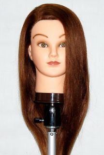   Mannequin Head 100% HUMAN Hair ~ FOR CUT, COLOR , CURL, UPDO