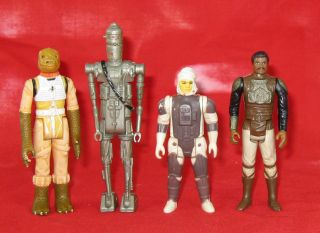 Vintage Star Wars Lot of 4 Bounty Hunter Action Figures
