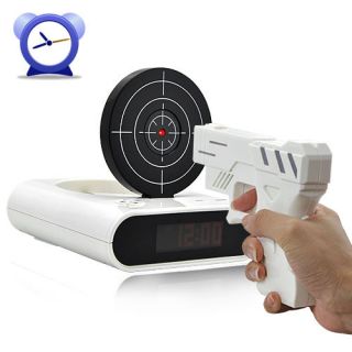 Gun & Target Recordable Alarm Clock by TG™   NEW