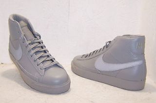 Nike Blazer Mid SP Retro Basketball Sneakers Leather Grey Mens Size 10 