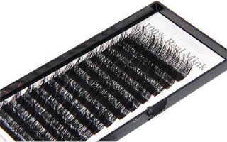 100% Real Mink Fur lashes C, J Curl Mixed Size 8 to 15mm Eyelash 