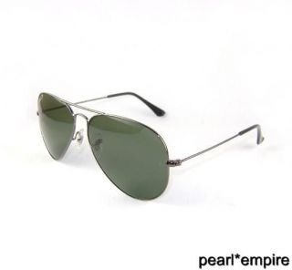 New Polarized Ray Ban Aviator Sunglasses 3025 004/58 RB Gun Metal