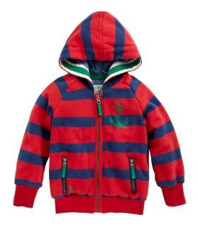 Joules Boys Jepson Hooded Sweatshirt (Red) **NEW**