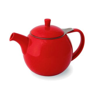 New Forlife Curve Teapot with Infuser 24 oz. 710ml   Red 