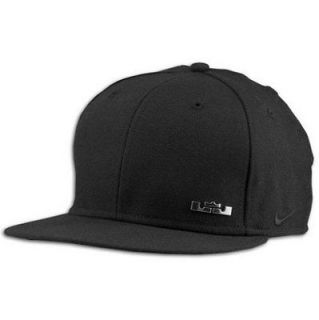NWT Nike LeBron Logo Ingot Snapback Cap Blk/Silver Hat