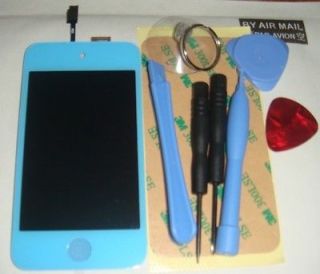 Blue LCD Digitizer assembly Touch Screen Replacement for iPod Touch 4 