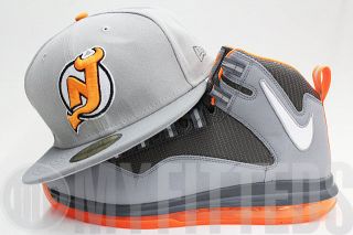 New Jersey Devils Grey Orange Air Max Darwin 360 Matching New Era Hat 