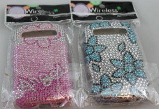 Lot of 2 Samsung R720 Vitality Bling Case Covers Cricket Phone Pin 