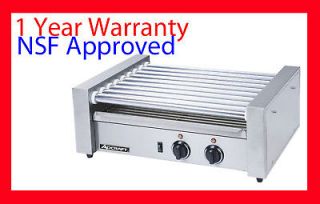 Adcraft RG 07 Commercial Hot Dog Roller Grill NEW 1 Year Warranty NSF 