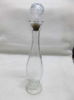   Glass Bottle with Stopper for Vinegar, Liquor, Perfume or Condiment
