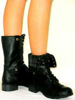 foldover combat boots in Boots