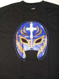 REY MYSTERIO Gold Mask WWE Vintage 619 T shirt