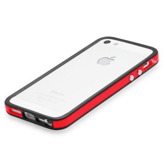 Fosmon   Hybrid TPU Bumper Protector Case Cover for Apple iPhone 5 
