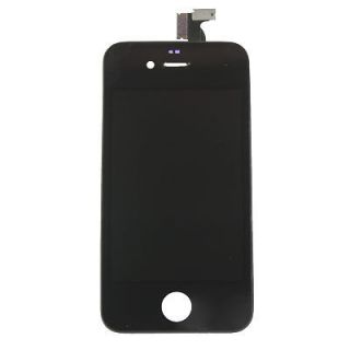 iPhone 4S Replacement Black Glass Digitizer & OEM LCD Touch Screen 