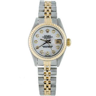   Perpetual Datejust 69173 Two tone MOP Swiss Automatic Ladies Watch