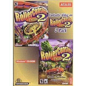 Roller Coaster Tycoon 2 w/ Time Twister Expansion, Win XP/2000/Vista/7 
