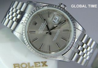 Mens Rolex Stainless Steel Datejust 16220 Jubilee Band U Serial 1997 