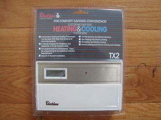   TX2 Programmable Electronic Heating & Cooling Easy Stat Thermostat