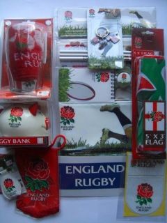 ENGLAND RUGBY RFU   Offical Products {fixed £1 UK p&p}