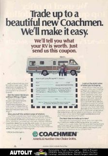 1982 Coachmen Motorhome RV Ad