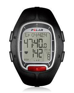 Polar RS100 Running Watch with Heart Rate Monitor in Black