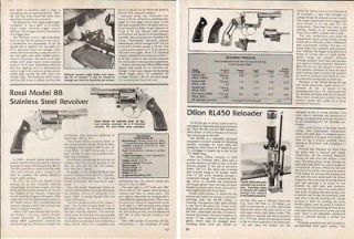 1983 ROSSI ARTICLE MODEL 88 STAINLESS STEEL REVOLVER
