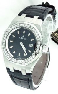   Ladies Audemars Piguet Royal Oak Diamond Watch with Box & Papers