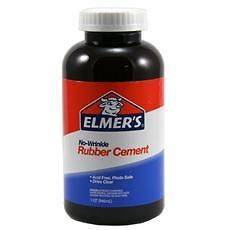 Elmers No Wrinkle Rubber Cement 946ml