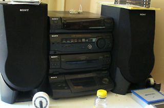 Sony Vintage LBT D290 stereo receiver/5 CD changer/dual cassette/remot 