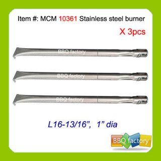 Perfect Flame Gas Grill Part Stainless Burner 10361 3pk