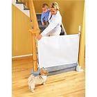 Kiddy Guard Retractable Baby Pet Disappearing Safety Gate Used