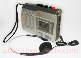 Sony TCM 200DV Handheld Cassette Voice Recorder Player